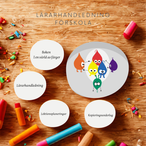 Pedagogiskt paket förskola- I en värld av färger